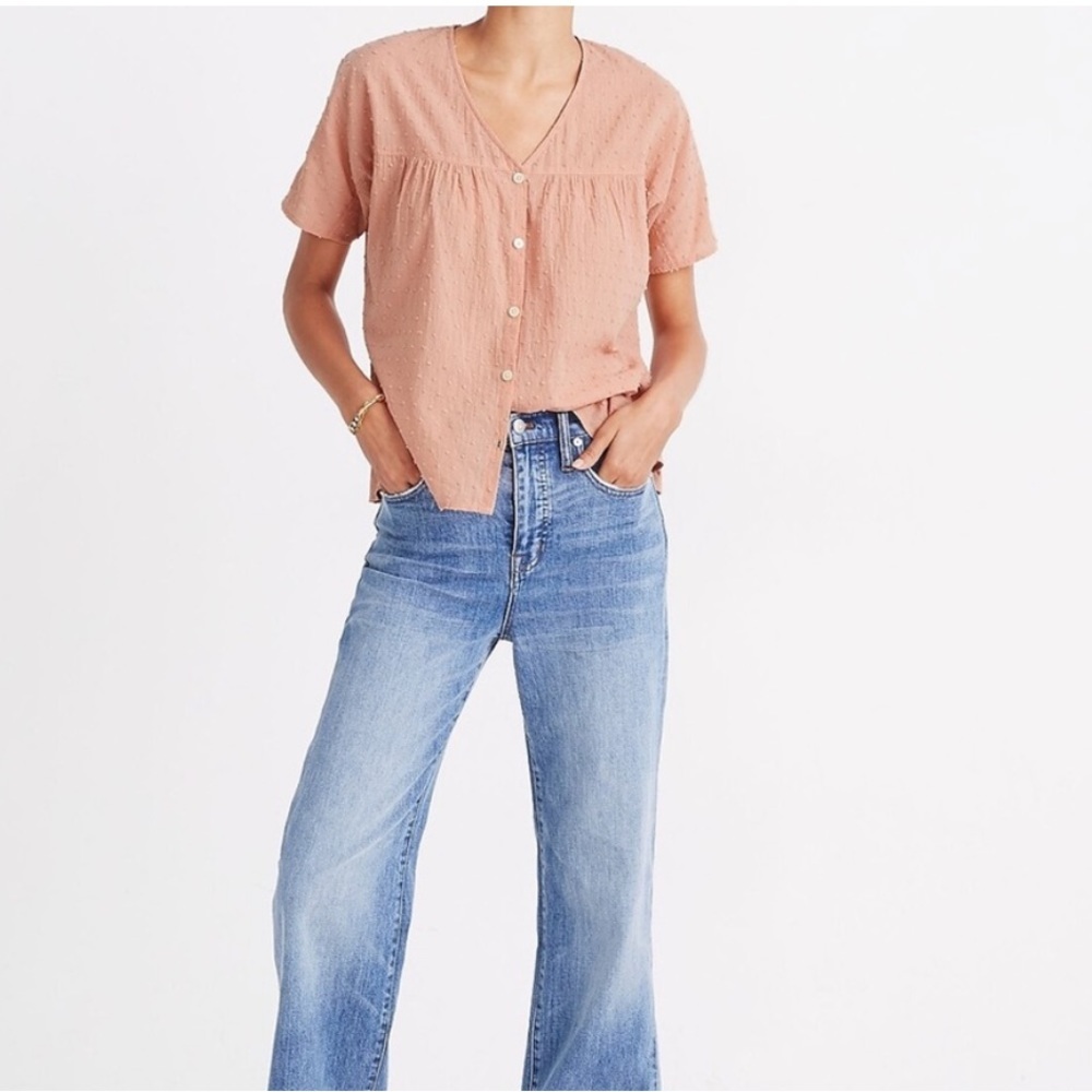 Madewell Women’s Rhyme Button Front-Top In Clipdot
